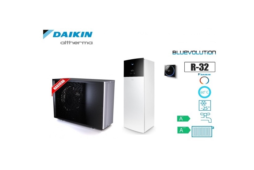 Daikin Altherma 3 R MT su integruotu boileriu 180L (9.97kW)