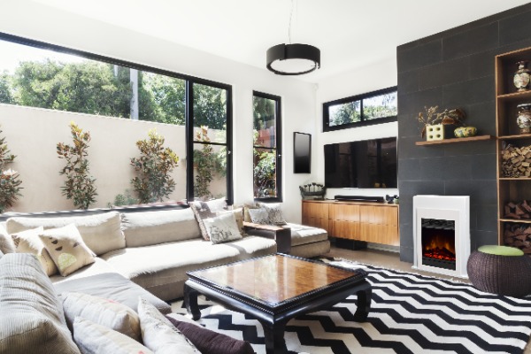 Elektrinis židinys DIMPLEX Belini eco LED Baltas