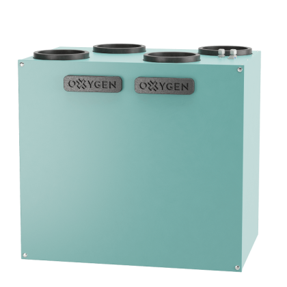 OXYGEN entalpinis sieninis rekuperatorius EASY V400E