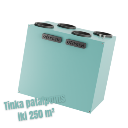 OXYGEN Sieninis rekuperatorius EASY V500